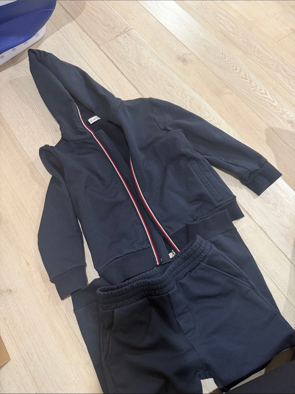 Montcler boys track suit